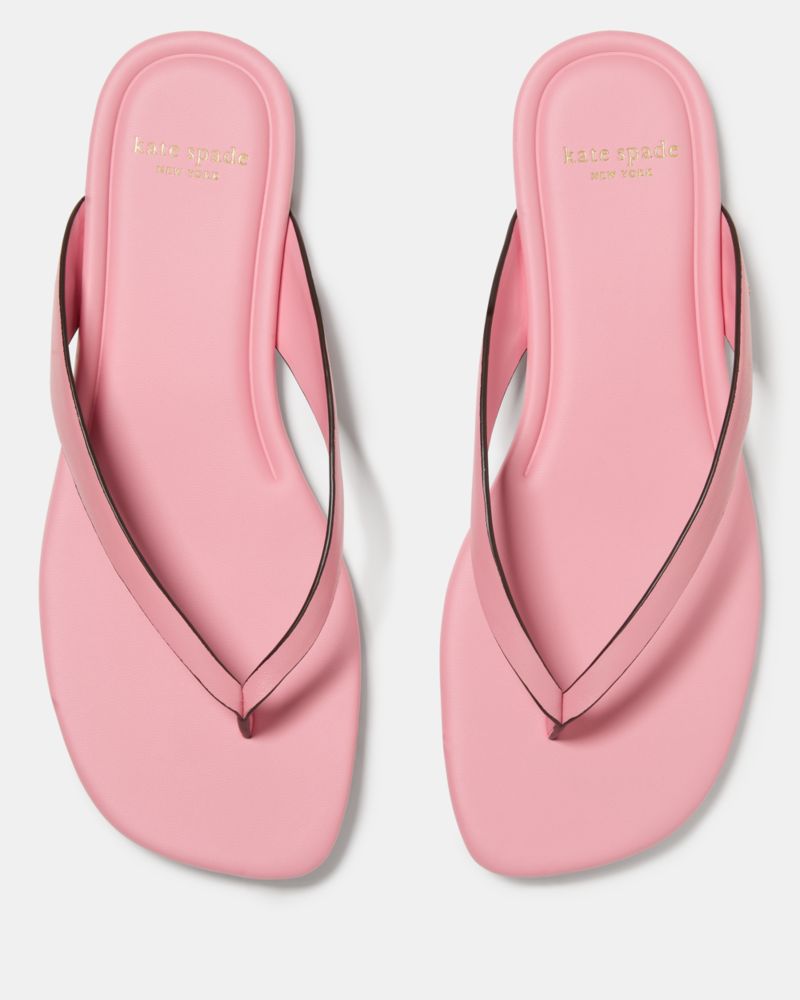 Kate Spade,Sandie Flip Flop Sandals,Pink