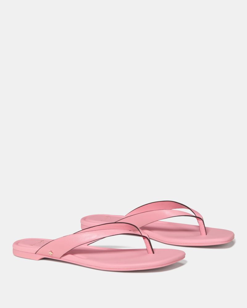 Kate Spade,Sandie Flip Flop Sandals,Pink