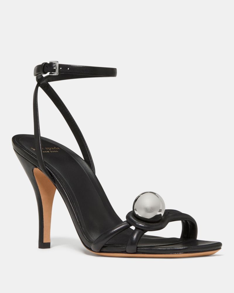 Kate Spade,Harmony Smooth Leather High Heel Sandal,