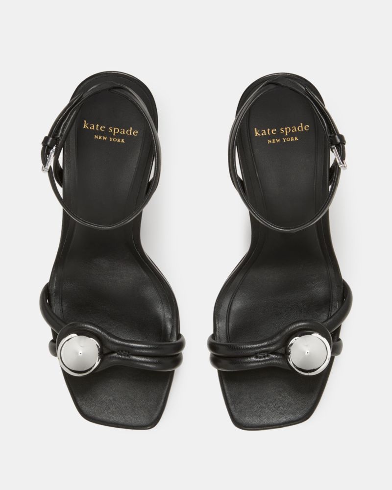 Kate Spade,Harmony Smooth Leather High Heel Sandal,