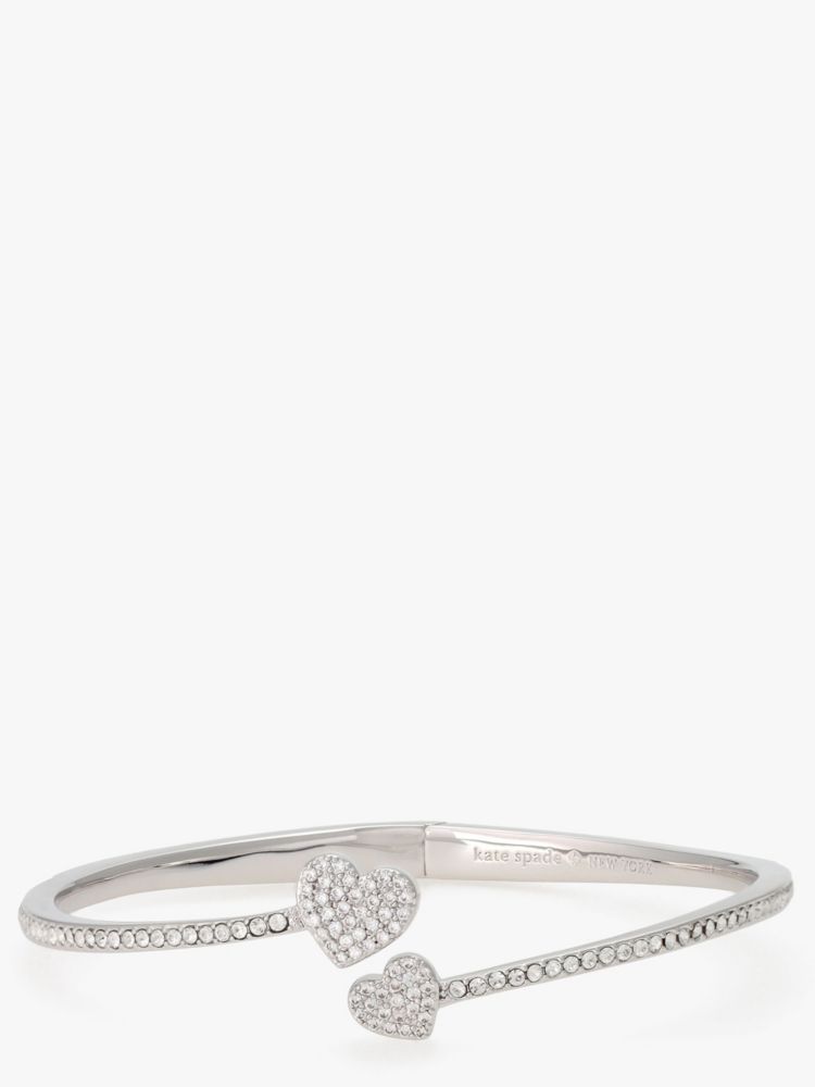 Kate Spade,Yours Truly Pave Open Hinge Cuff,