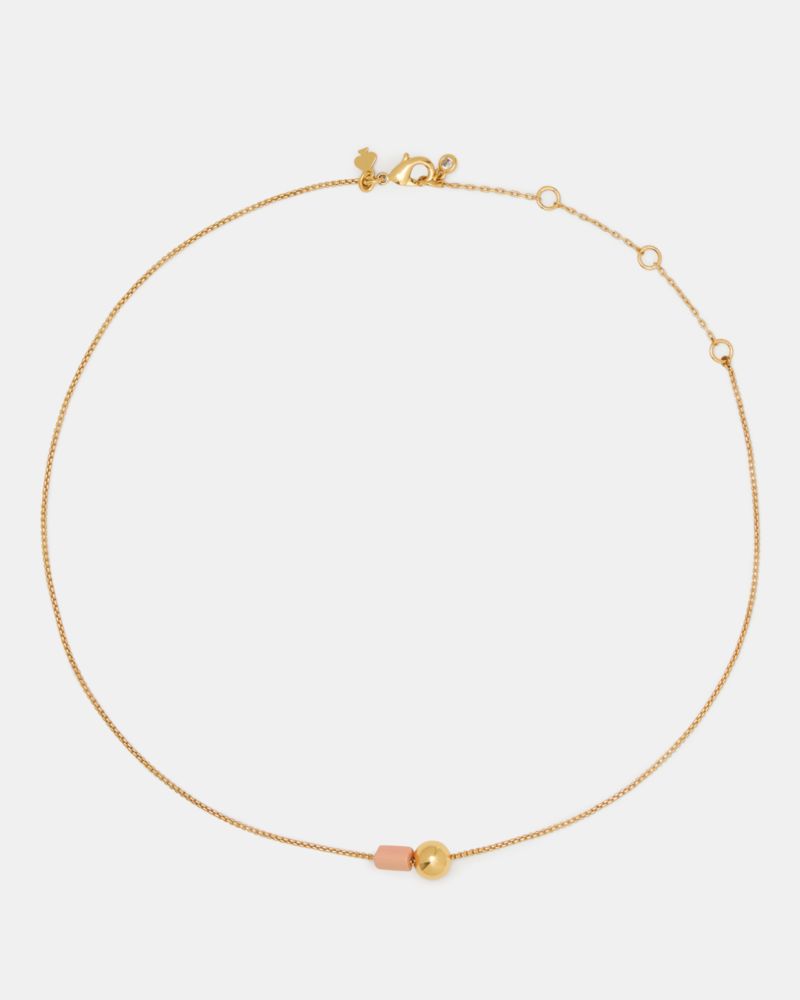 Kate Spade,ジオ ポップ ペンダント,ネックレス,ピンク