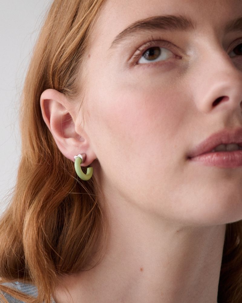 Kate Spade,ジオ ポップ ハギー,ピアス,ボスクペアー／シルバー