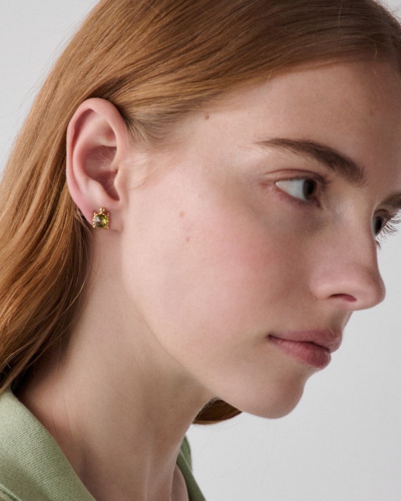 Kate Spade,Secret Garden Turtle Studs,