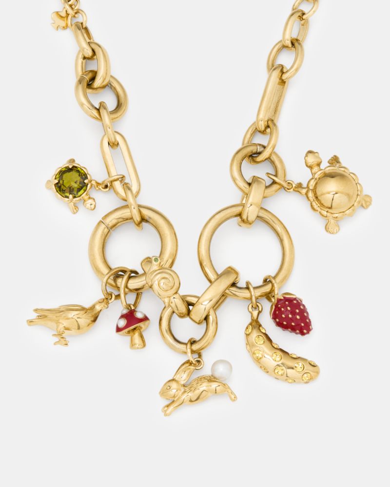 Kate Spade,Secret Garden Charm Bracelet,