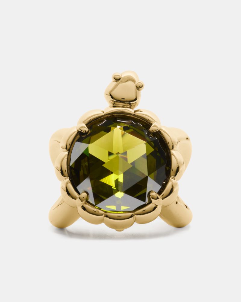 Kate Spade,Secret Garden Turtle Ring,