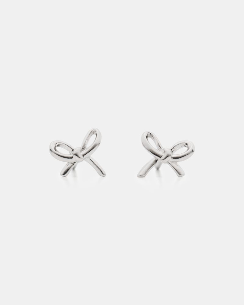 Kate Spade,Girlie Pearlie Mini Bow Studs,