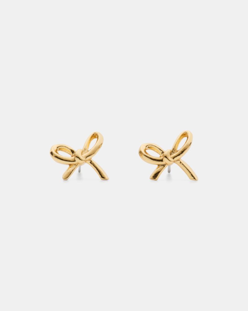 Kate Spade,Girlie Pearlie Mini Bow Studs,