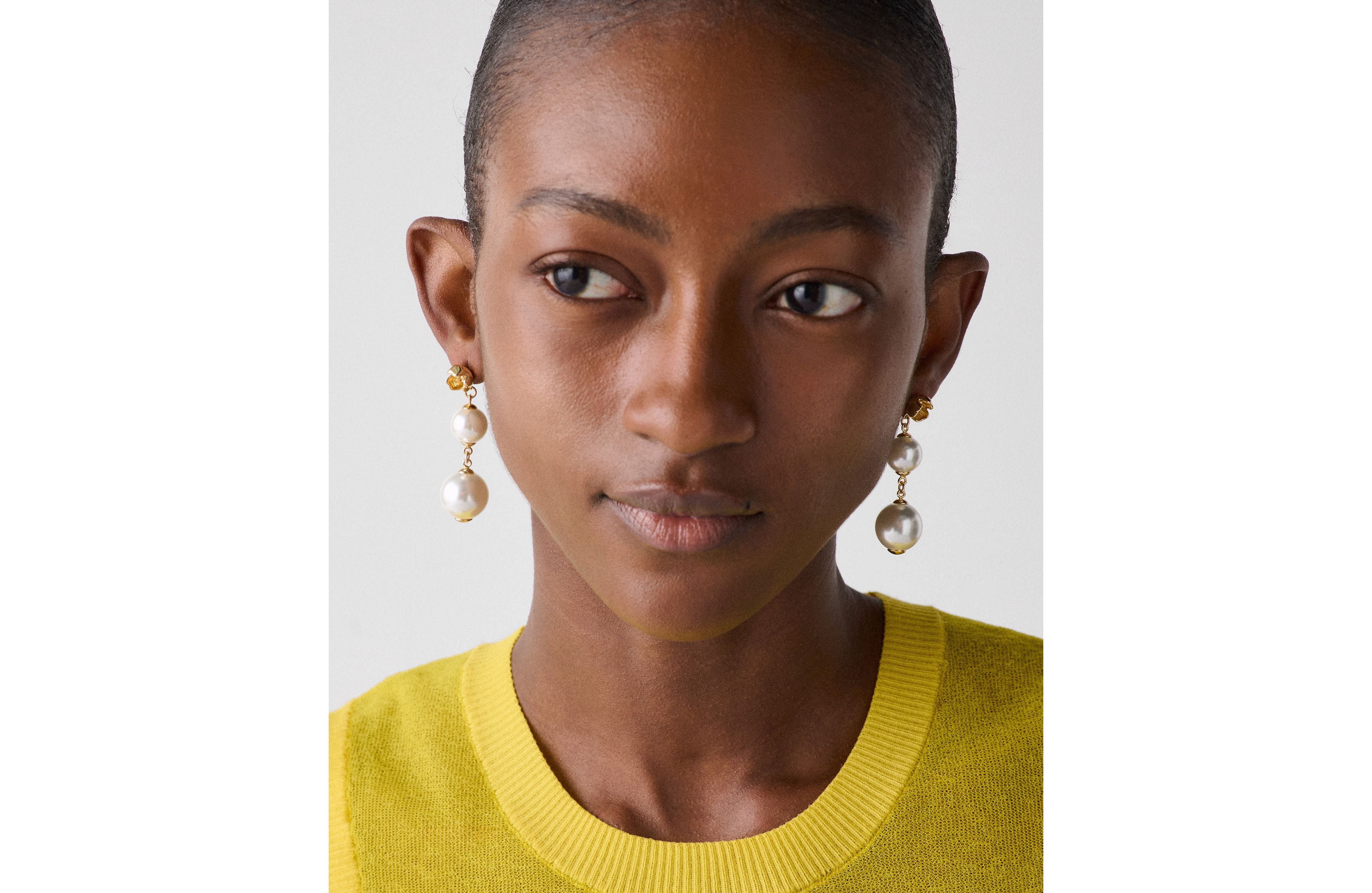 Golden Bloom Linear Earrings