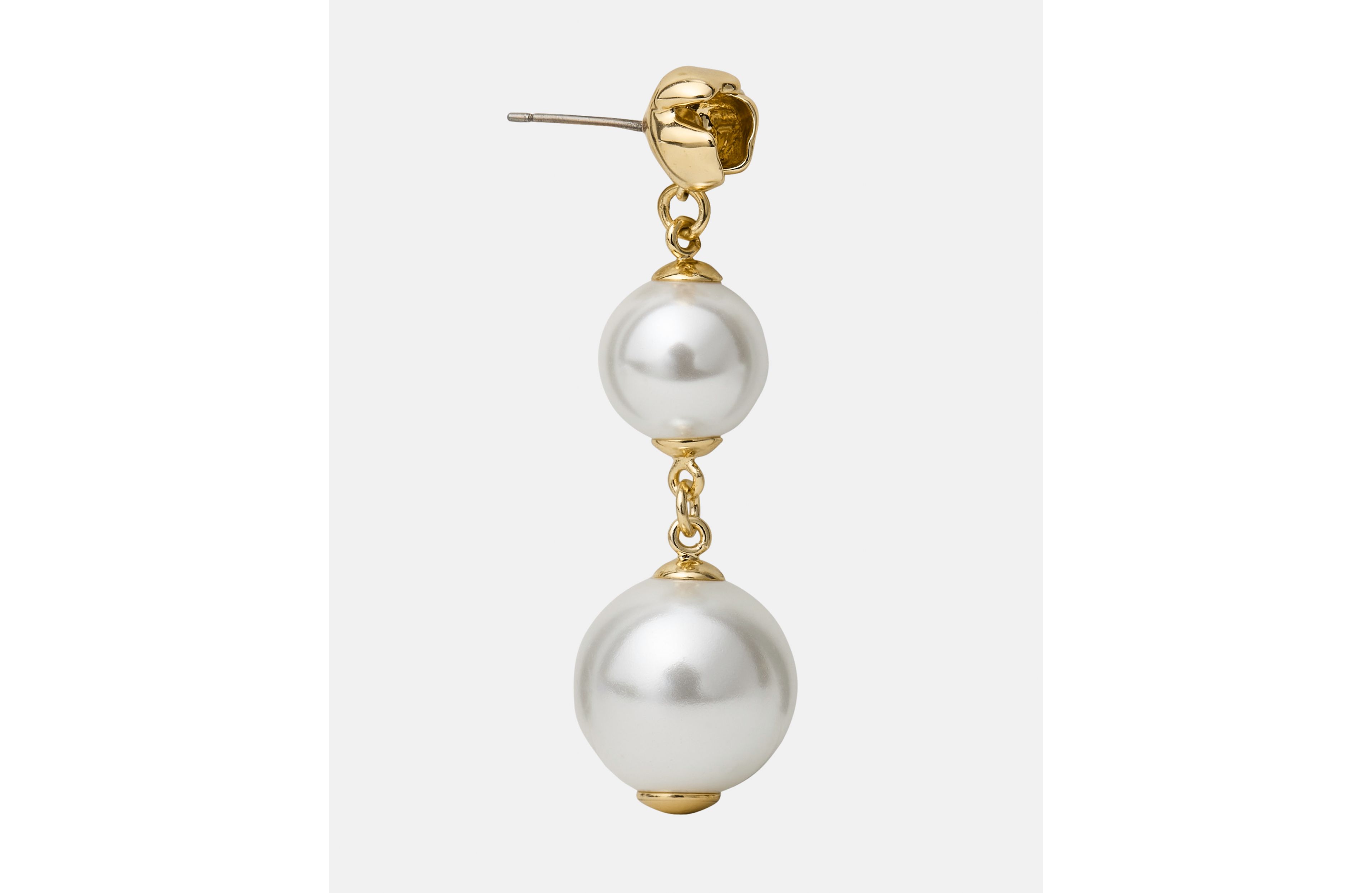 Golden Bloom Linear Earrings