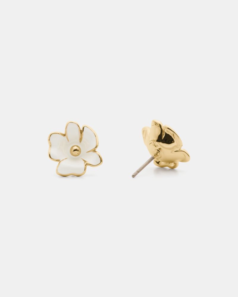 Kate Spade,Golden Bloom Flower Studs,
