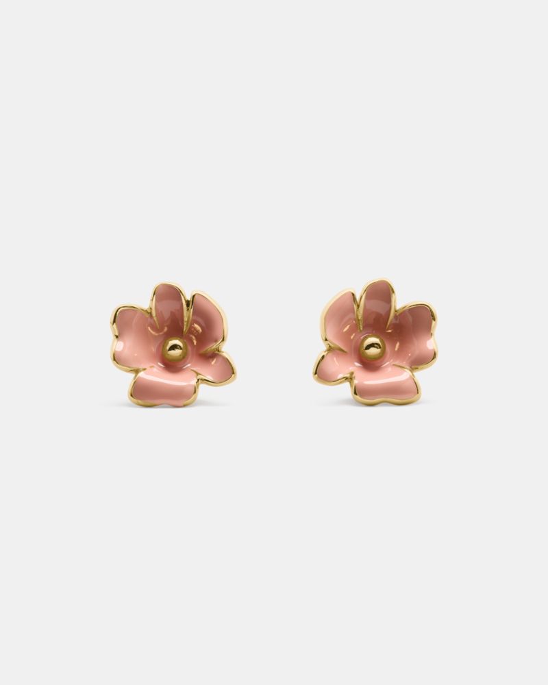 Kate Spade,Golden Bloom Flower Studs,