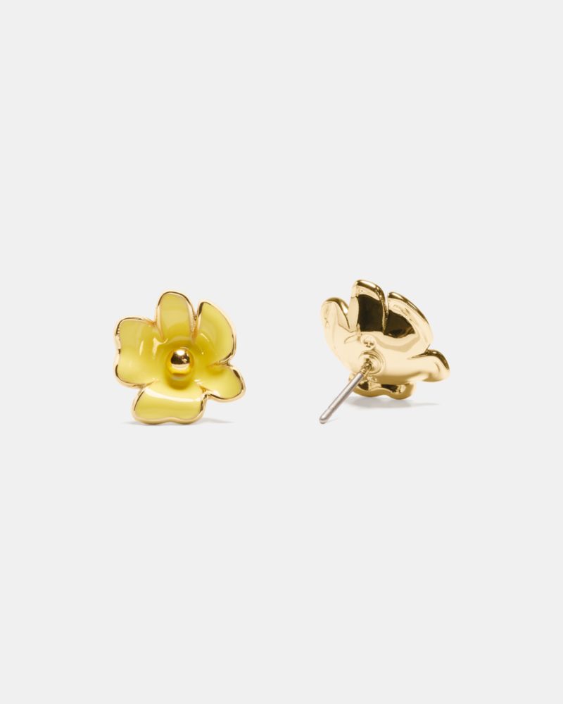 Kate Spade,Golden Bloom Flower Studs,