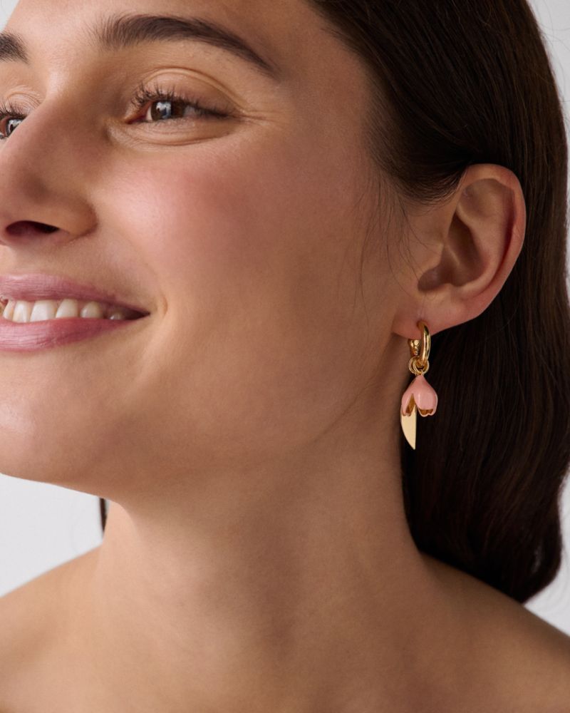Kate Spade,Golden Bloom Drop Earrings,