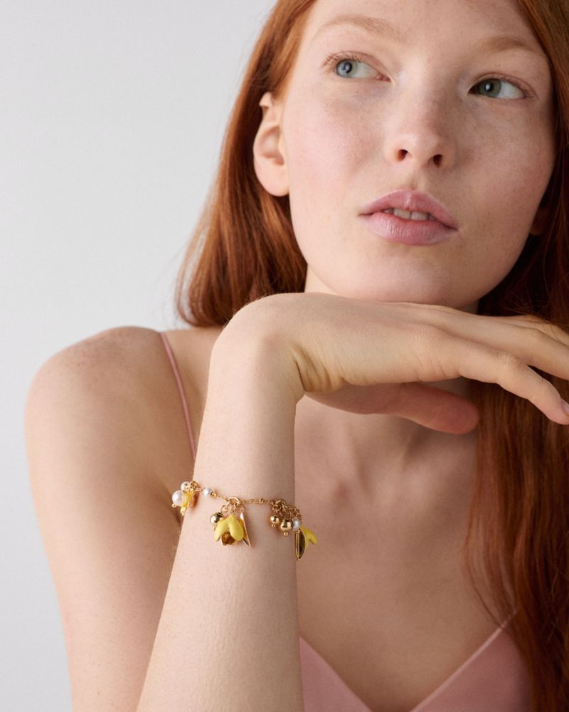 Kate Spade,Golden Bloom Bracelet,