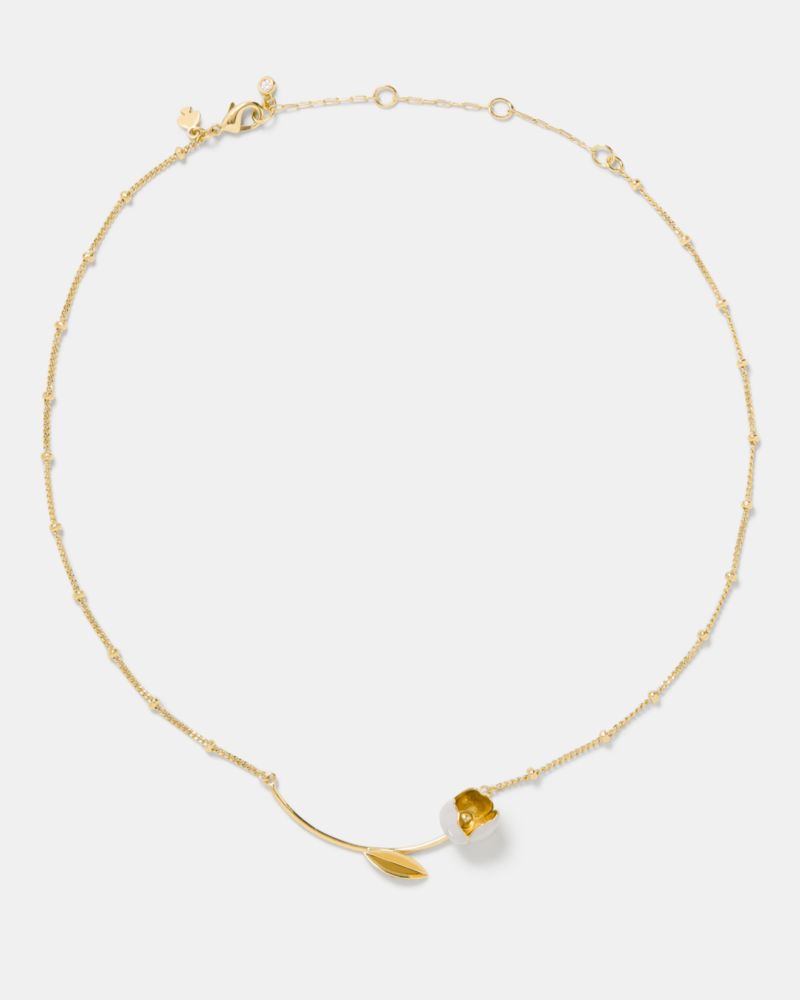 Kate Spade,Golden Bloom Bar Pendant,