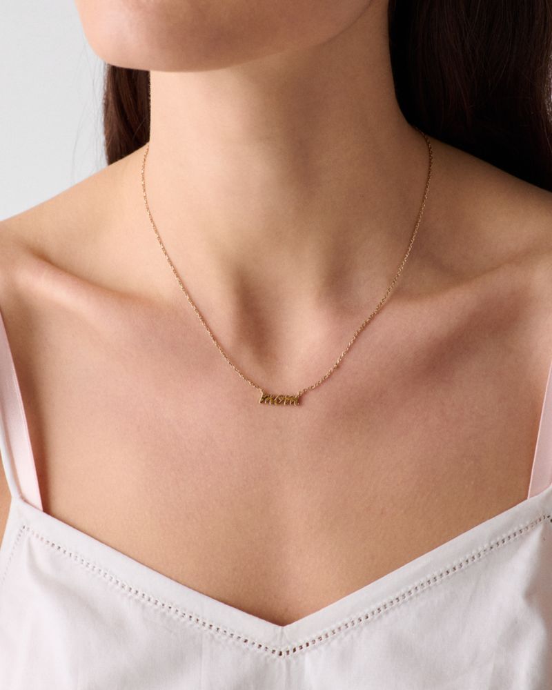 Kate Spade,Dear Mom Pendant,