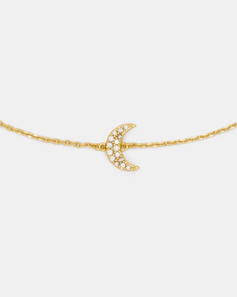 Kate Spade,You're A Gem Pave Moon Bracelet,