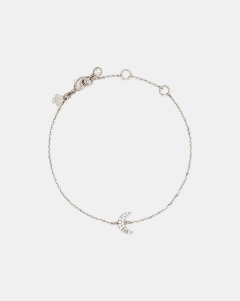 Kate Spade,You're A Gem Pave Moon Bracelet,