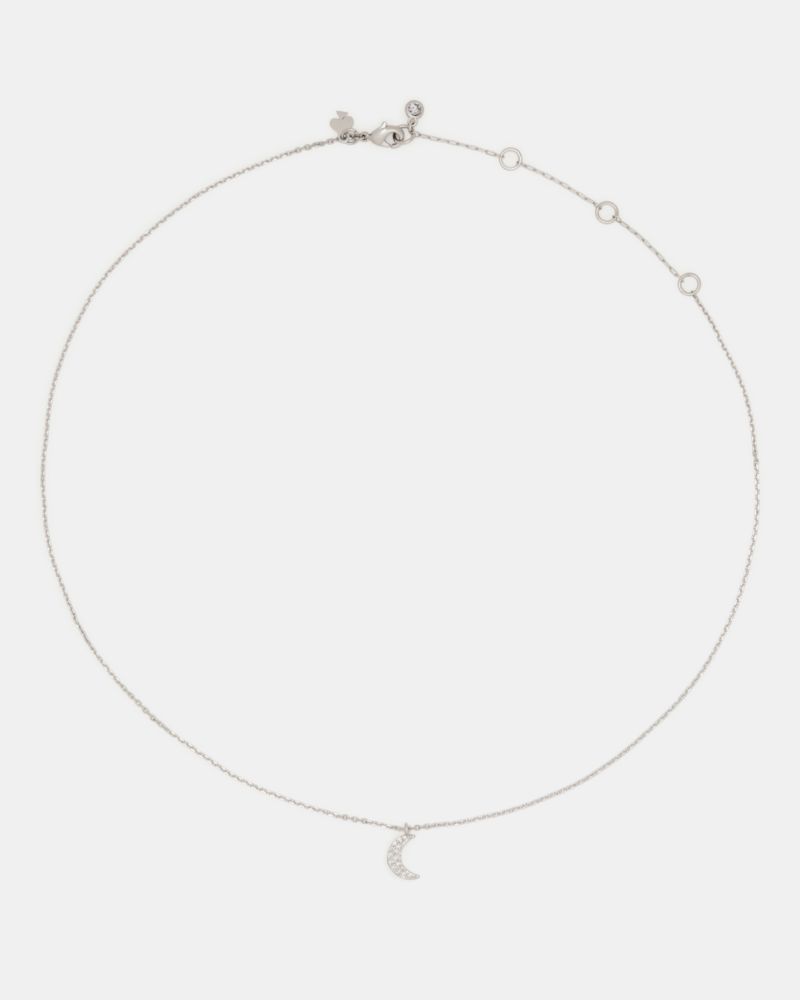 Kate Spade,You're A Gem Pave Moon Pendant,