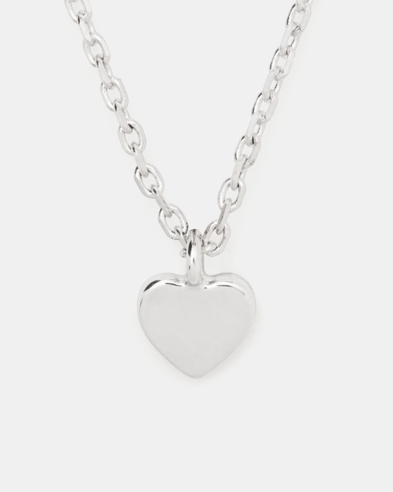 Kate Spade,You're A Gem Metal Mini Heart Pendant,