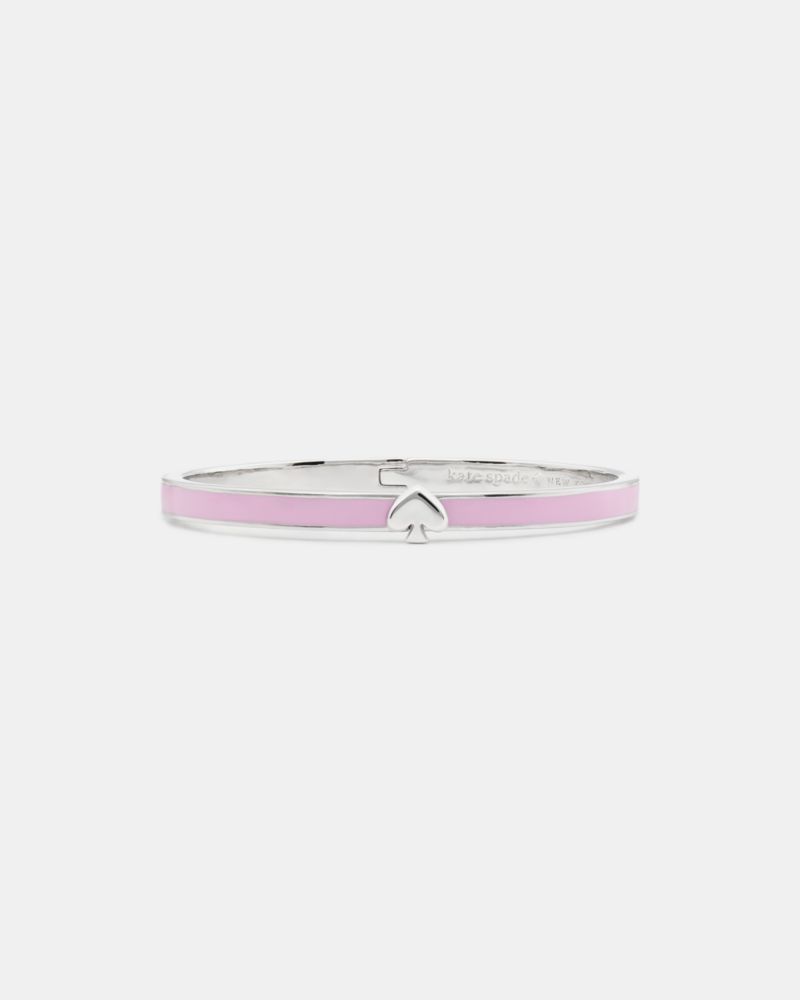Everyday Spade Thin Enamel Bangle, Lavender Frost, ProductTile