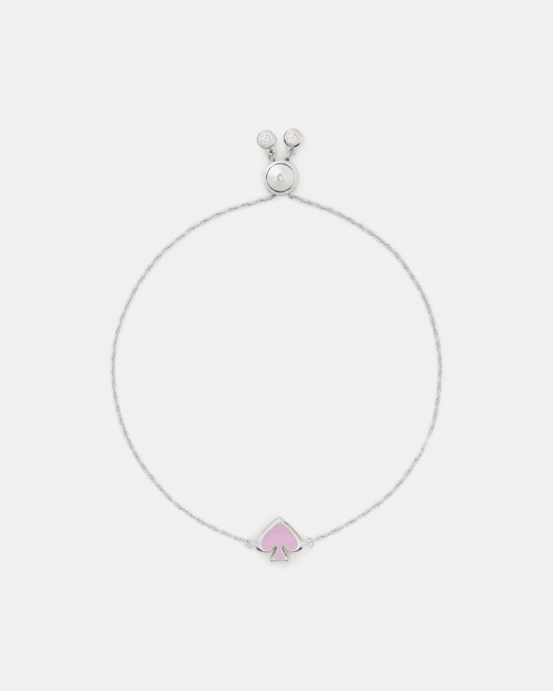 Everyday Spade Enamel Slider Bracelet, Lavender Frost, ProductTile