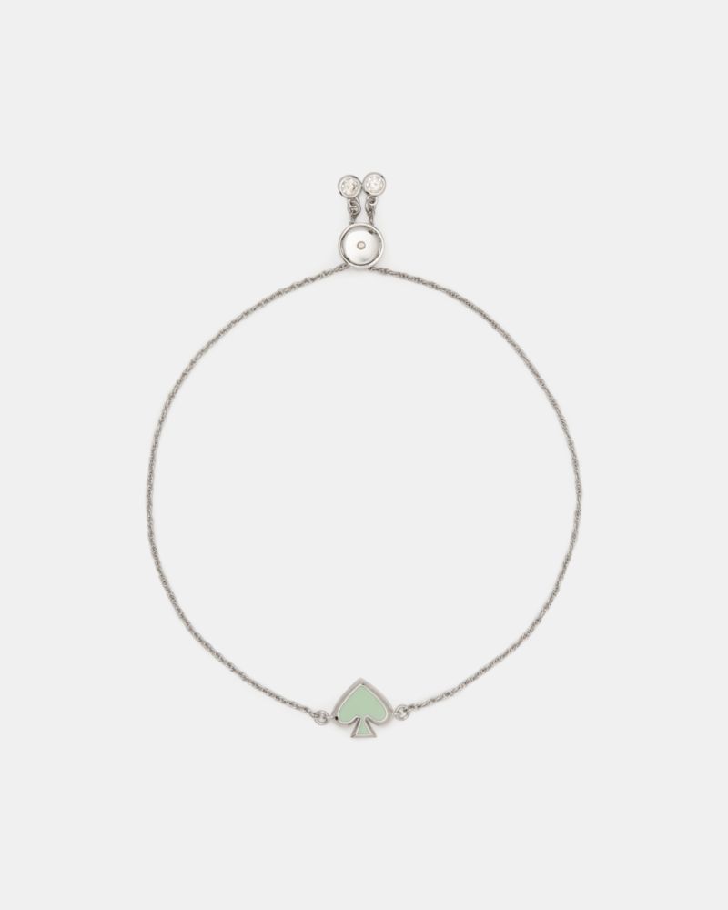 Kate Spade,Everyday Spade Enamel Slider Bracelet,
