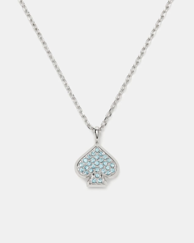 Kate Spade,Everyday Spade Pave Mini Pendant,