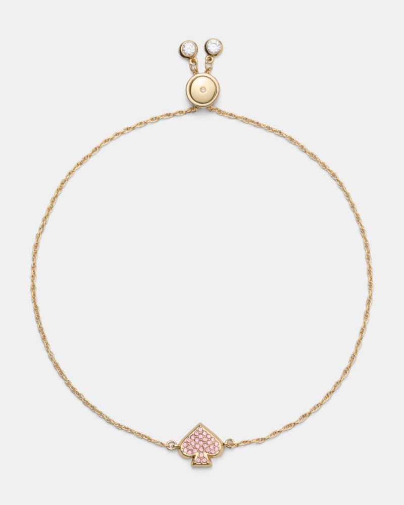 Kate Spade,Everyday Spade Pave Slider Bracelet,