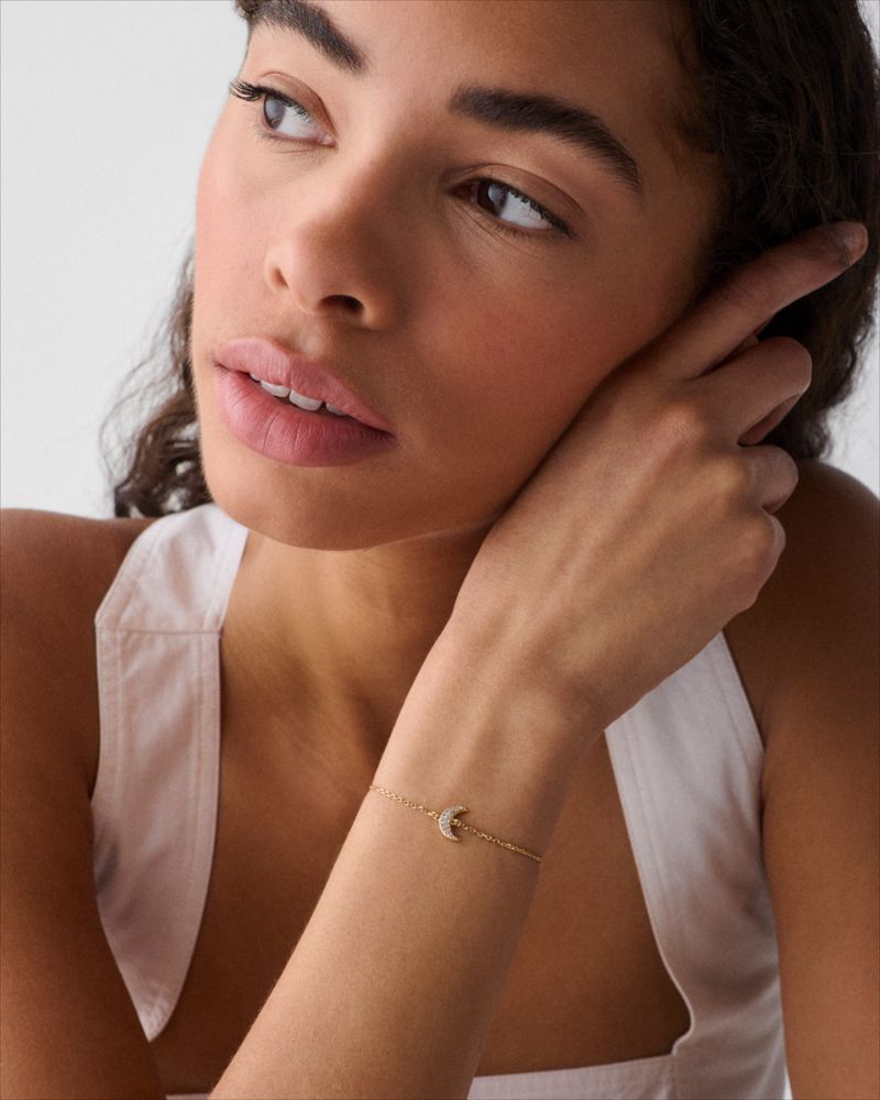 Kate Spade,Everyday Spade Pave Mini Pendant,Pink