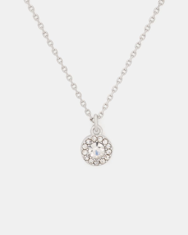 Kate Spade,You're A Gem Pave Halo Pendant,