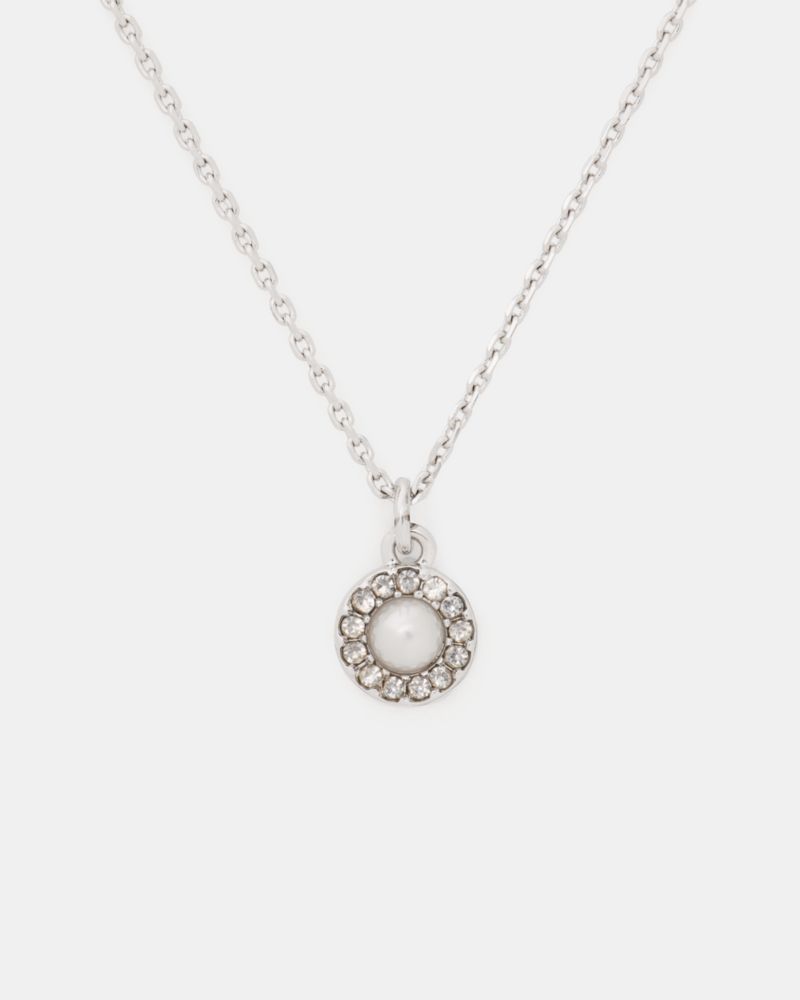 Kate Spade,You're A Gem Pave Halo Pendant,