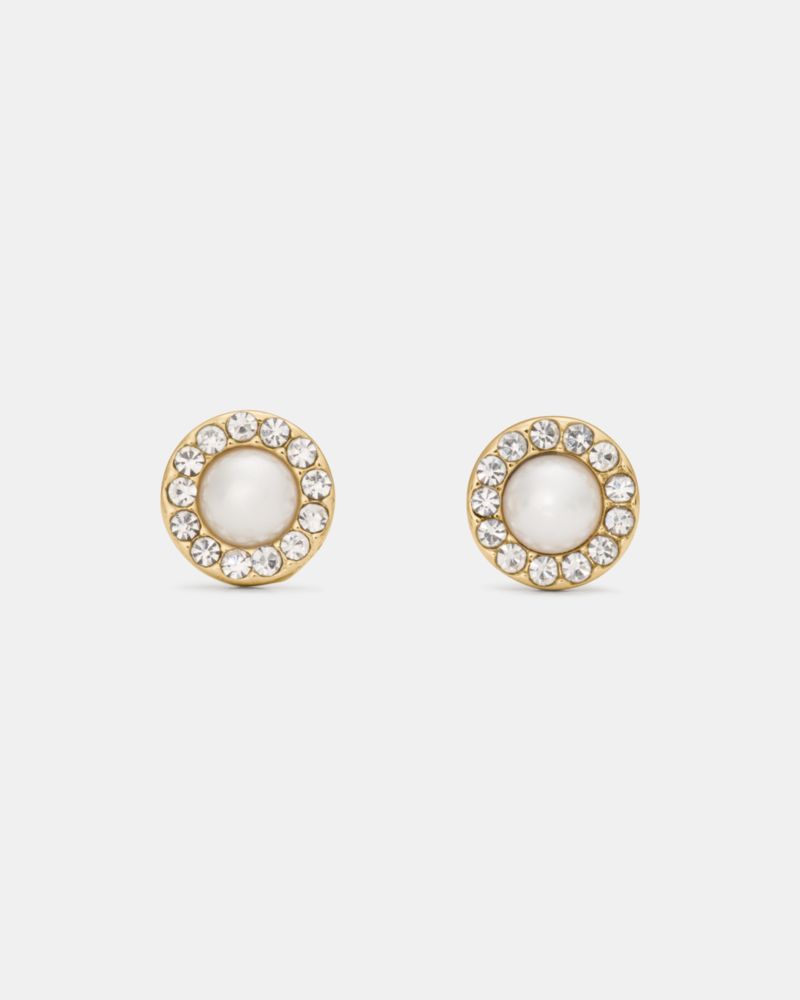 Kate Spade,You're A Gem Pave Halo Studs,