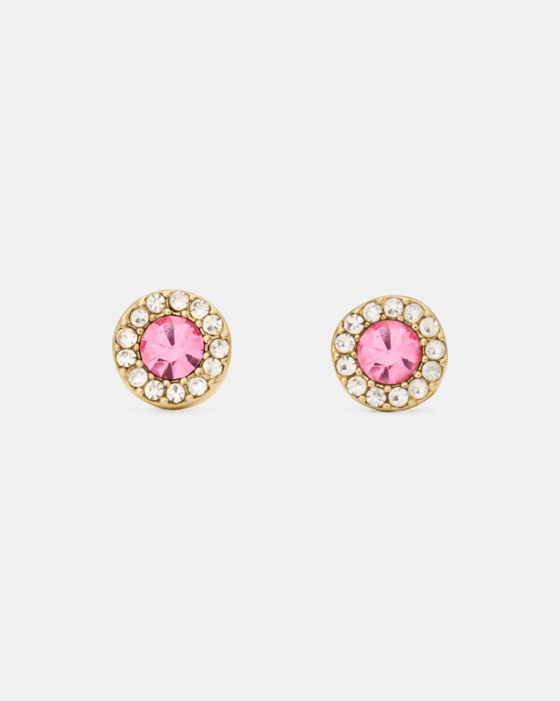 Kate Spade,You're A Gem Pave Halo Studs,