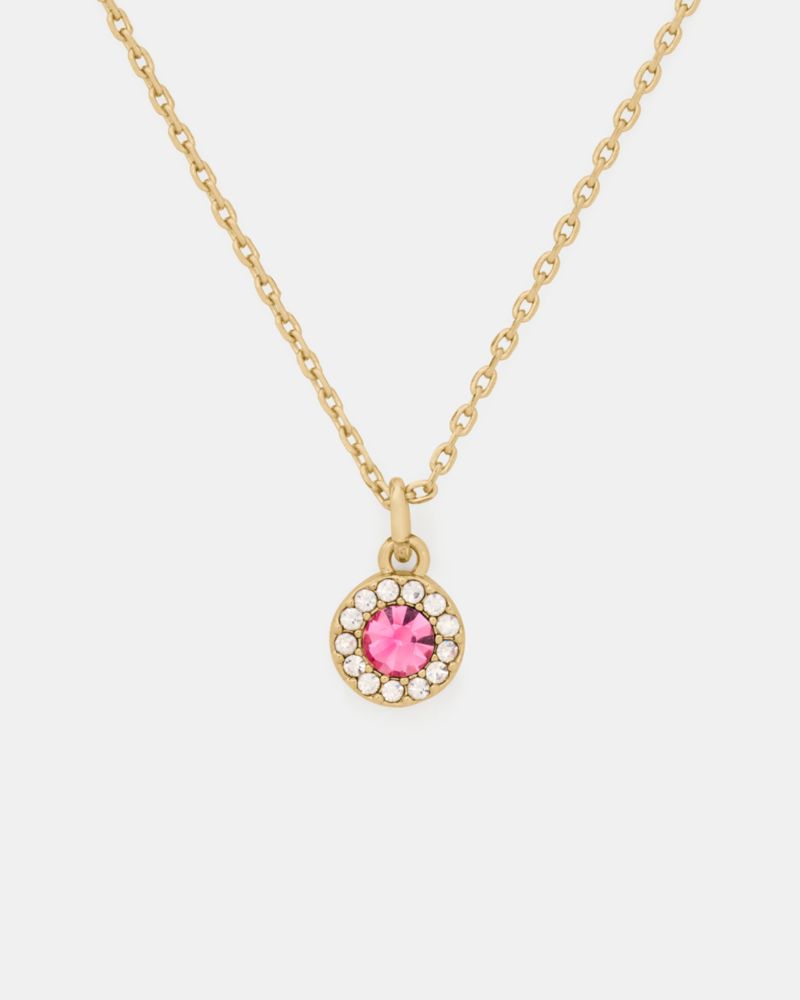 Kate Spade,You're A Gem Pave Halo Pendant,