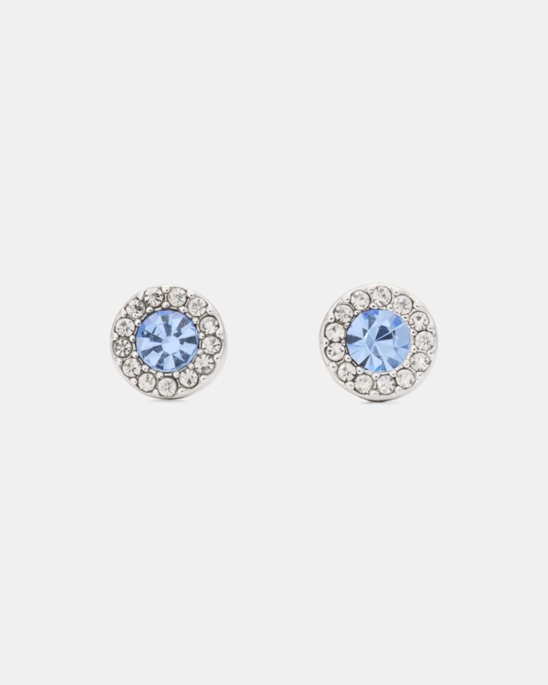 Kate Spade,You're A Gem Pave Halo Studs,