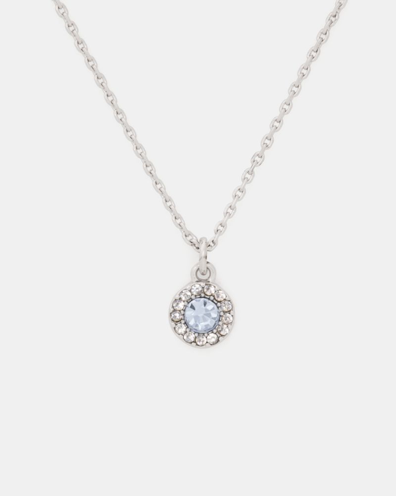 Kate Spade,You're A Gem Pave Halo Pendant,