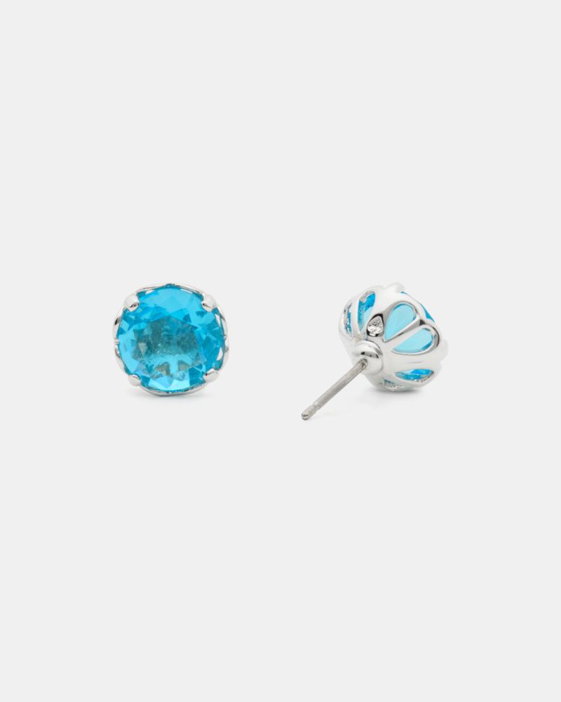Kate Spade,That Sparkle Round Earrings,Blue