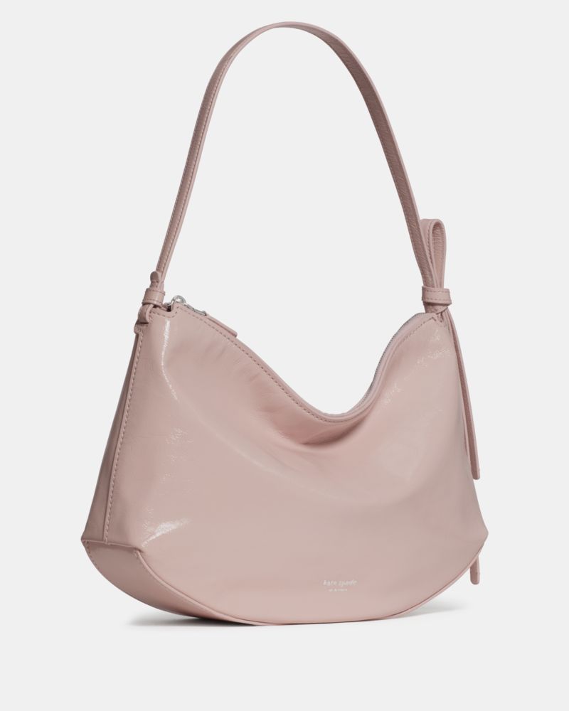 Kate Spade,Loop Crinkle Patent Large Shoulder Bag,