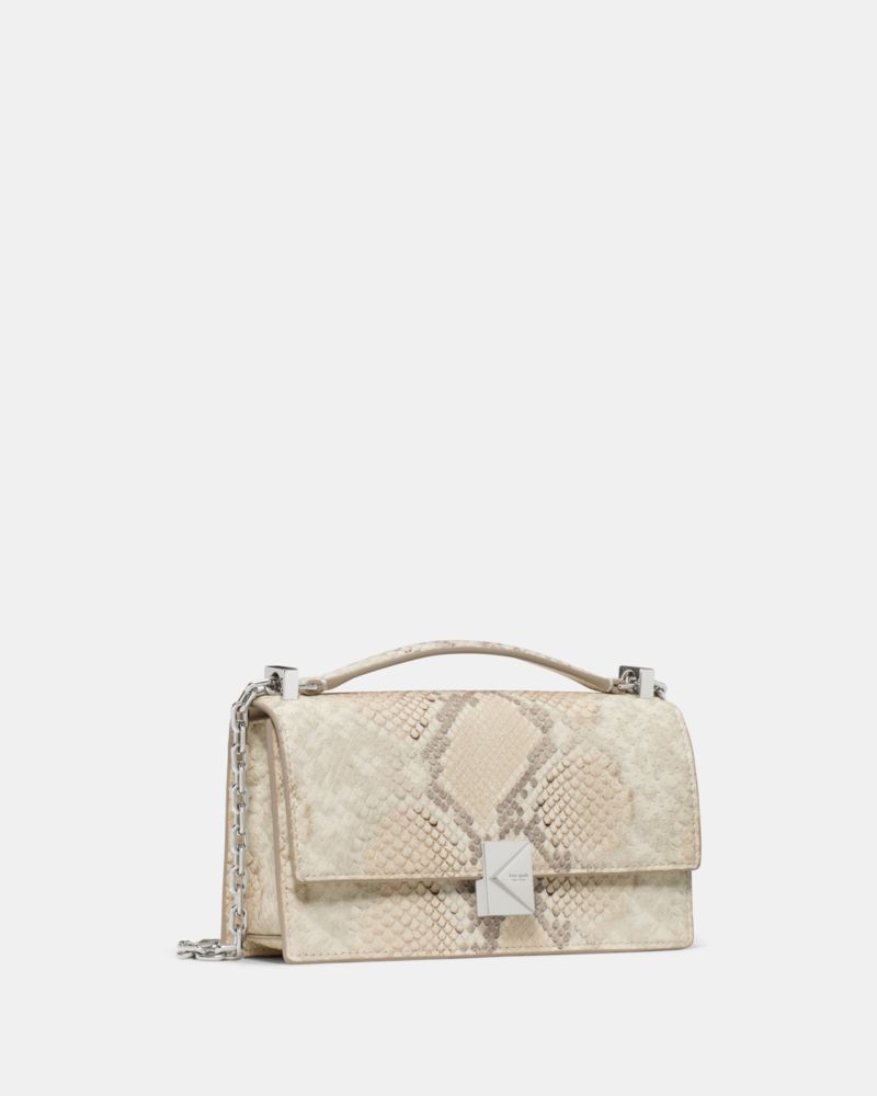 Kate Spade,Deco Snake Embossed Mini Crossbody Bag,