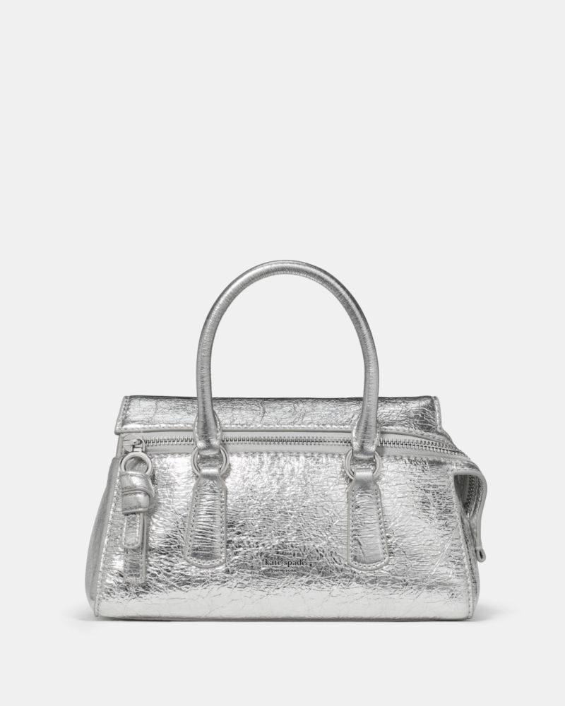 Kate Spade,Bond Crinkle Metallic Leather Mini Bag,
