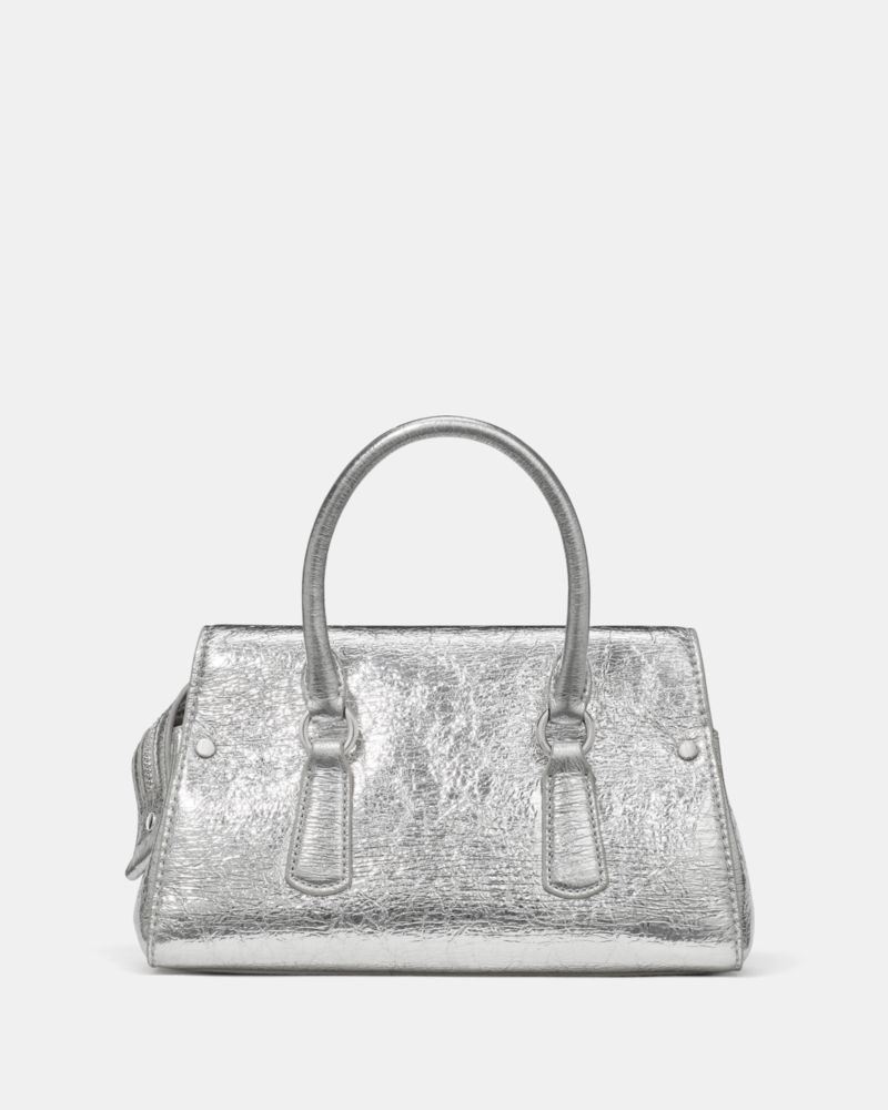 Kate Spade,Bond Crinkle Metallic Leather Mini Bag,