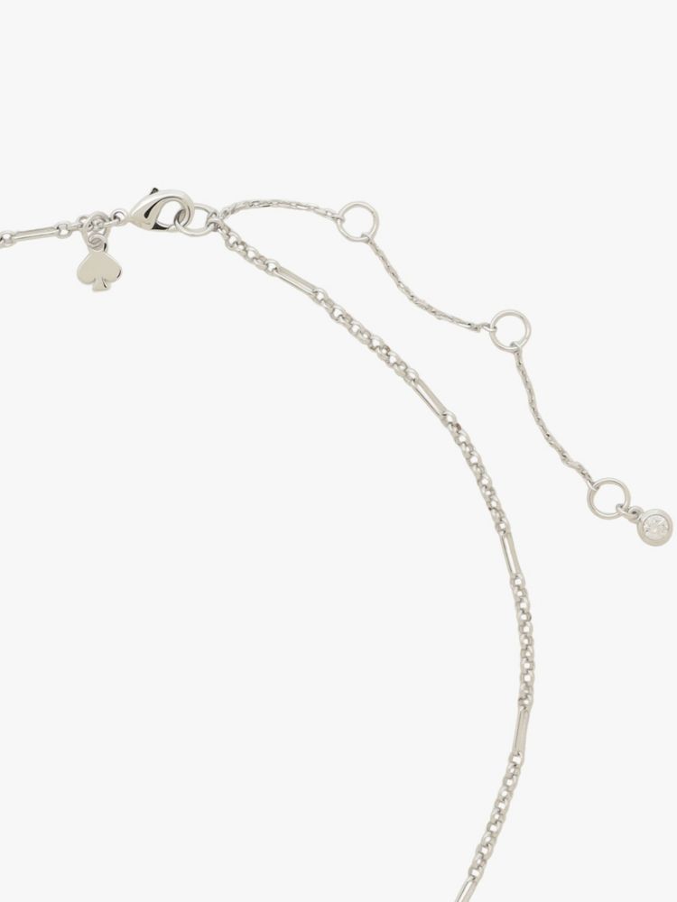 Kate Spade,ハローキティ X ケイト・スペード ニューヨーク クロミ ペンダント,ネックレス,シルバーマルチ