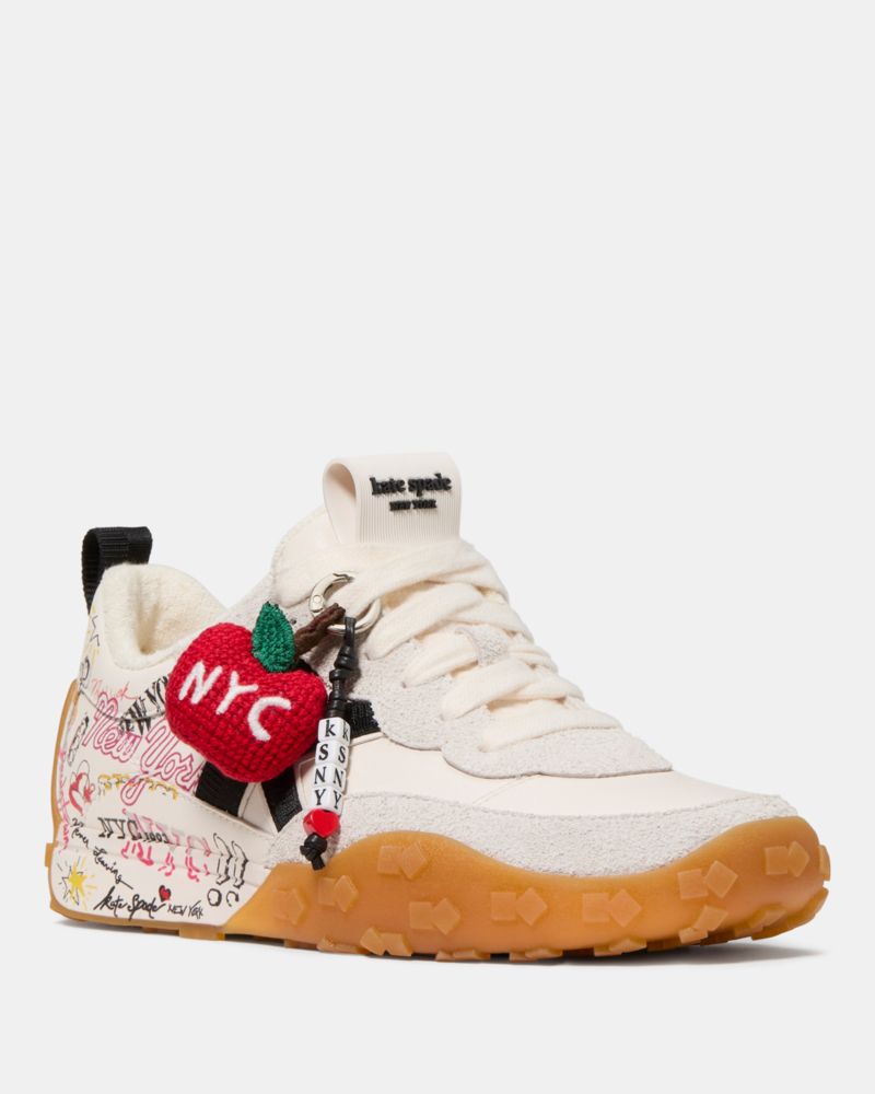 Kate Spade,ケイ アズ イン ケイト ランナー,スニーカー,クリームマルチ