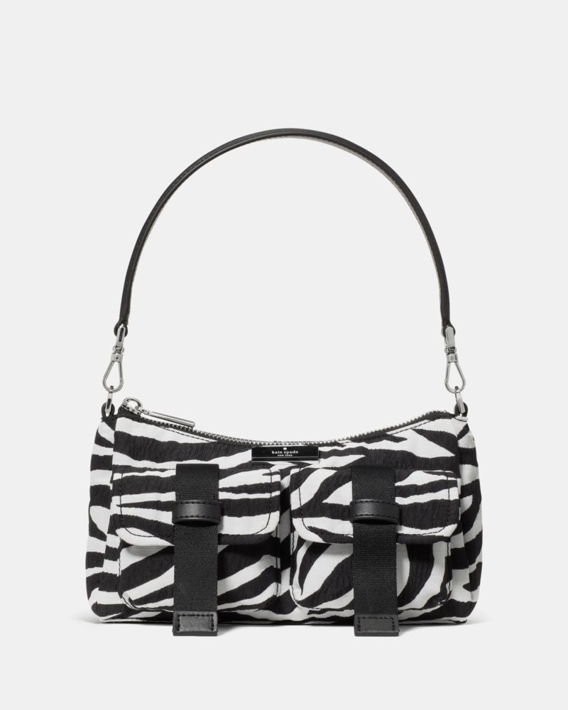 Kate Spade,カーター ゼブラ カーゴ クロスボディ バッグ,ショルダー・クロスボディ,ブラックマルチ