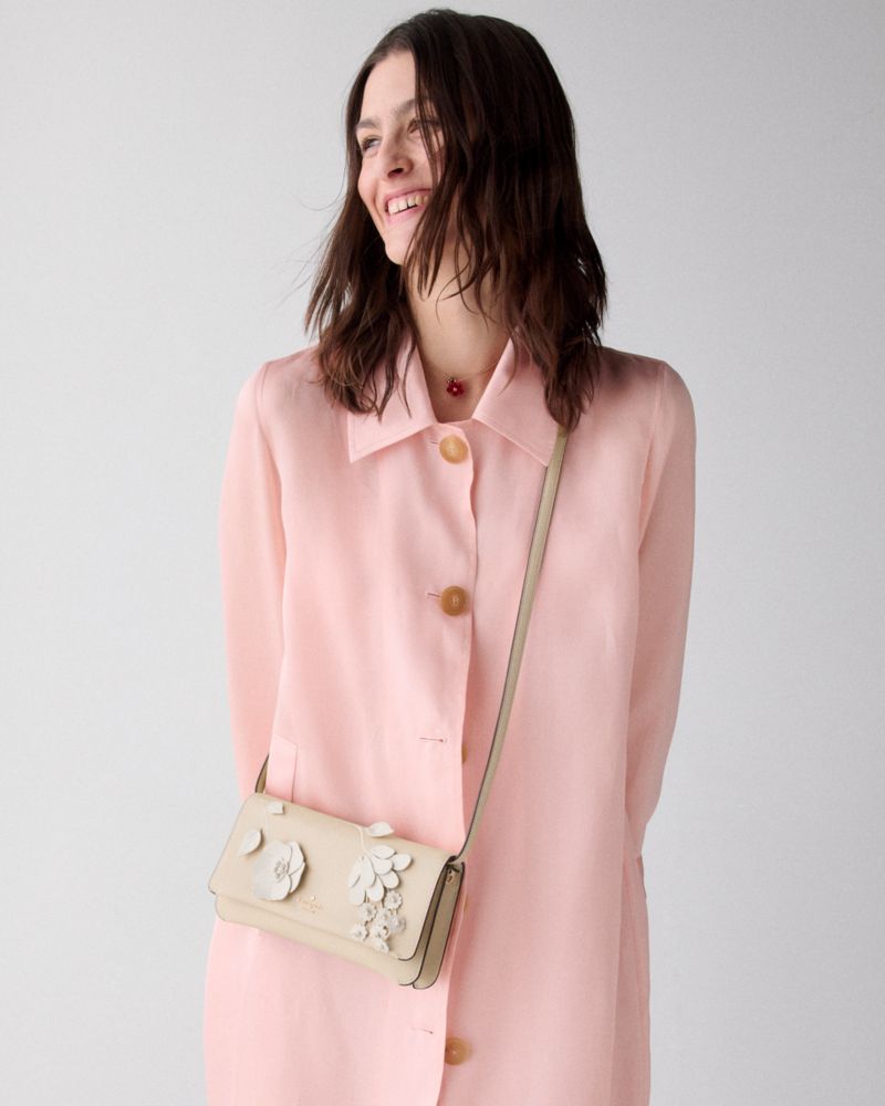 Kate Spade,Ivy Floral Crossbody Bag,