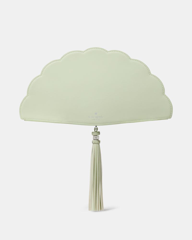 Kate Spade,Lotus Fan Clutch Bag,