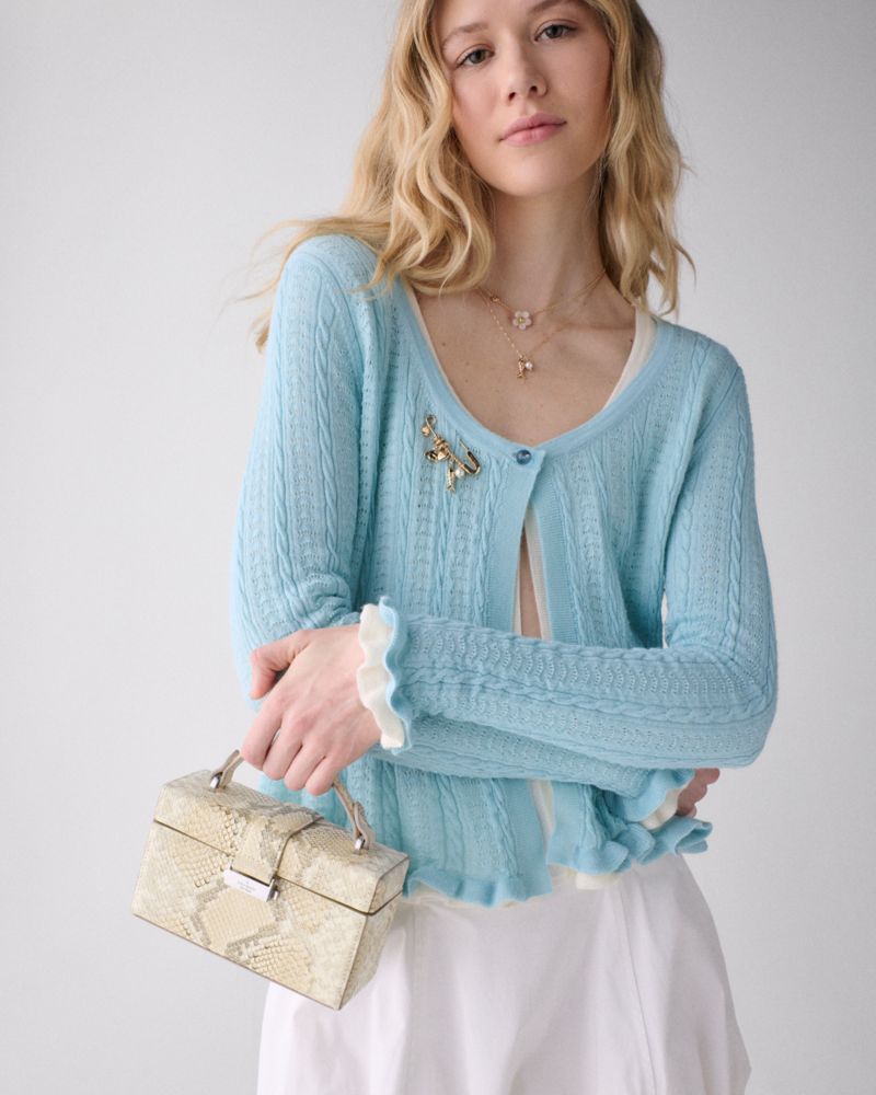 Kate Spade,Heirloom Snake Vanity Bag,