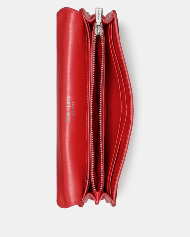 Kate Spade,Deco Wavy Large Flap Wallet,